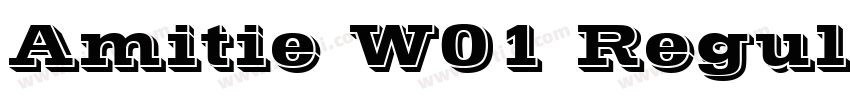 Amitie W01 Regular字体转换